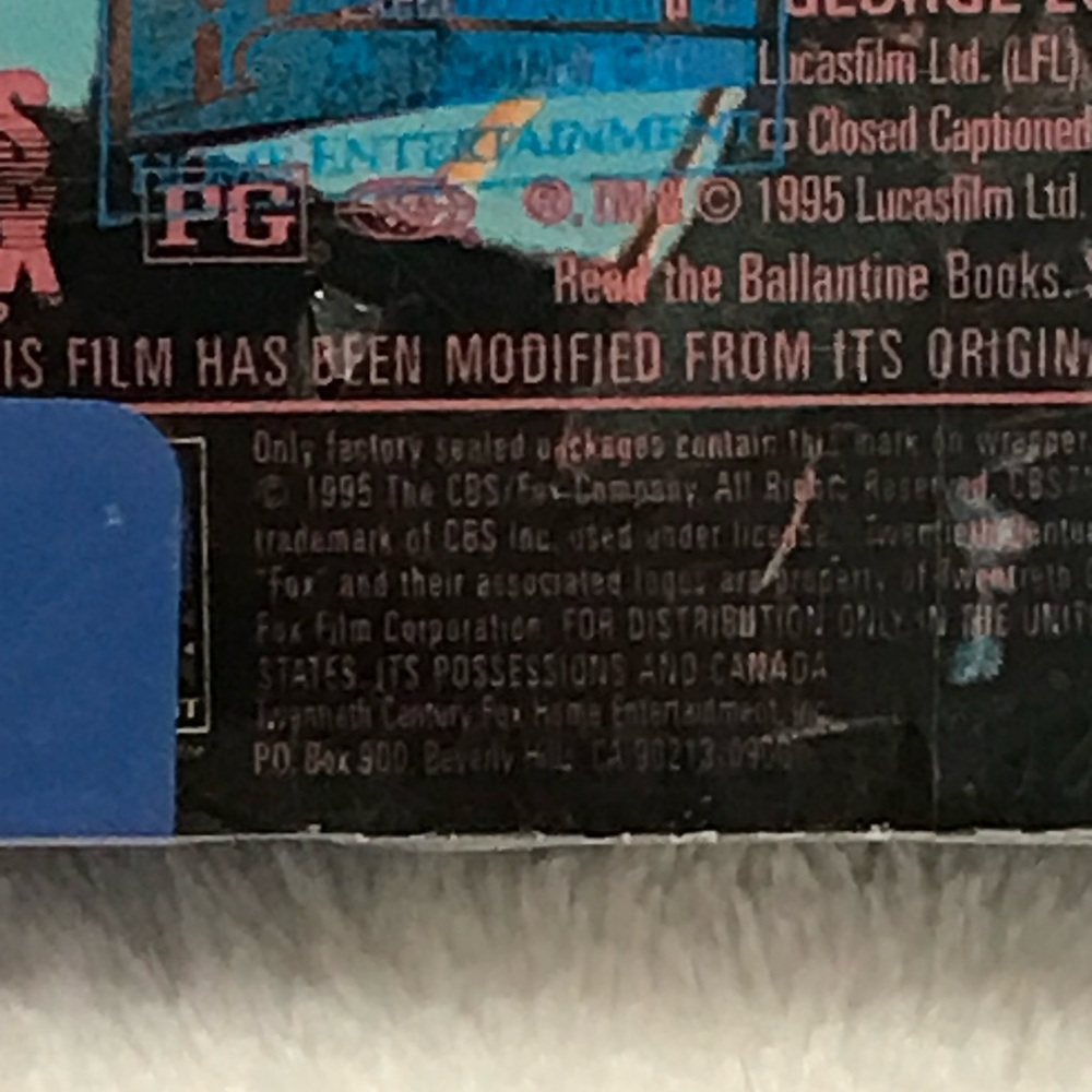 Collectible Star Wars Return of the Jedi (VHS, 1995) Original Trilogy New Sealed - Picture 9 of 13